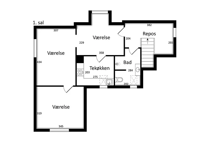 First Floor Bispensgade I 럭셔리텐트 *